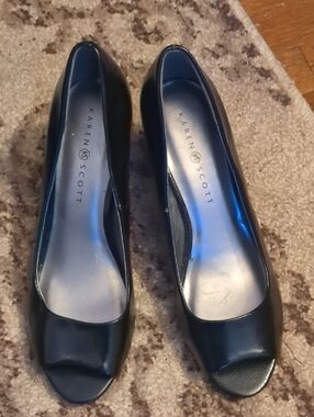 •🖤Karen Scott "Mory" Kitten Peek-a-boo Heels